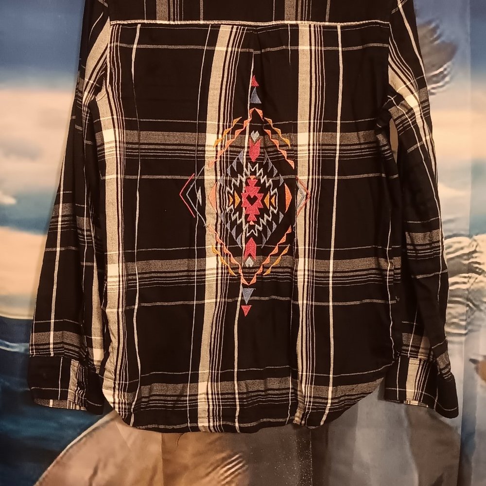Cute girl's flannel shirt
